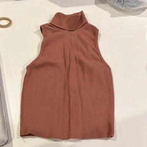ZARA turtleneck tank top